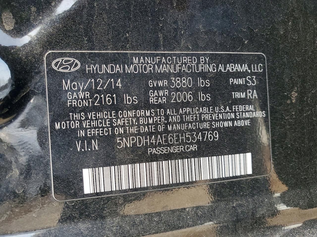 2014 Hyundai Elantra se