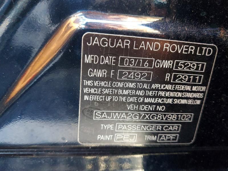 2016 Jaguar Xjl Portfolio