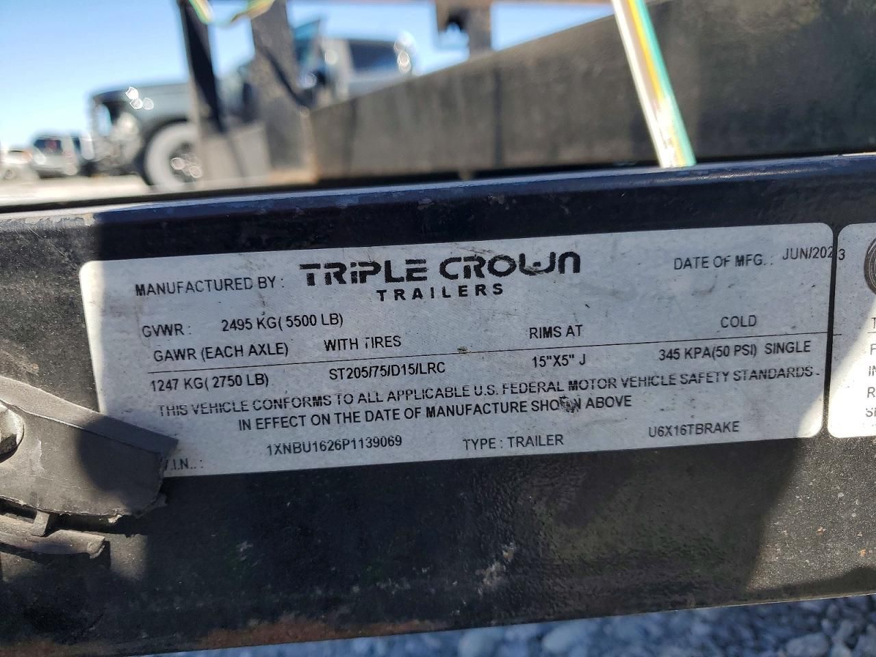 2023 Triple Crown Trailer Utility Trailer 16FT
