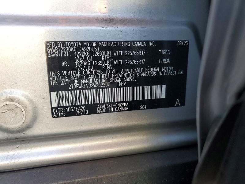 2025 Toyota Rav4 Hybrid xle