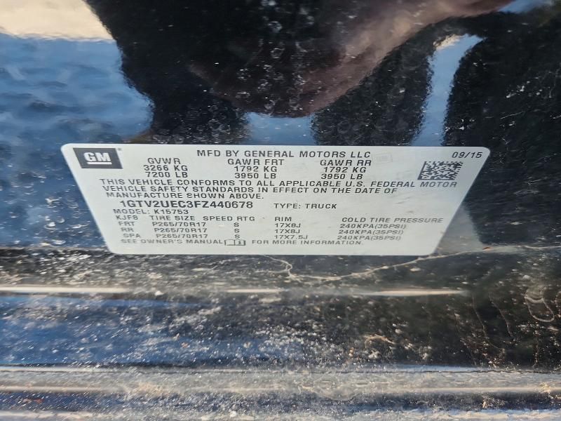 2015 GMC Sierra K1500 sle