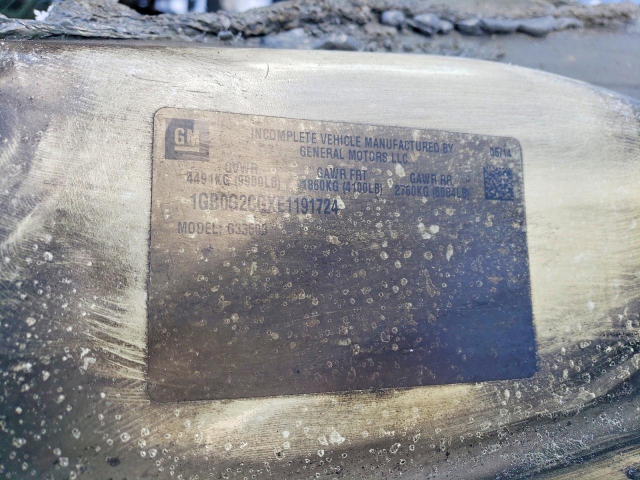 2014 Chevrolet Express G3500 Utility / Service Truck