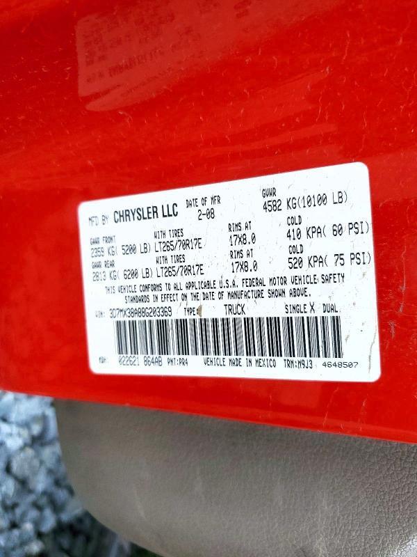 2008 Dodge Ram 3500 st