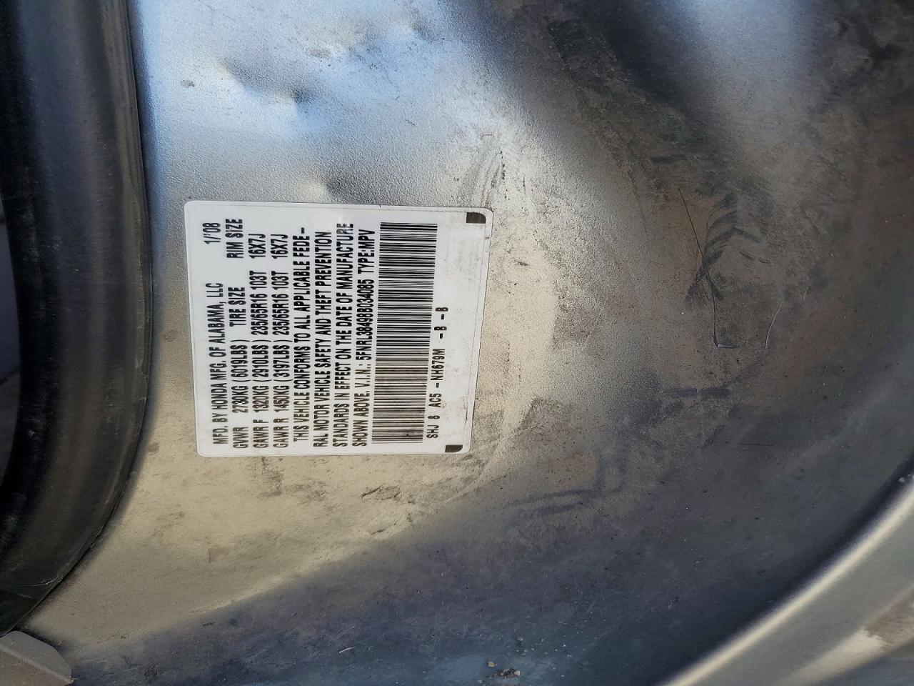 2008 Honda Odyssey ex