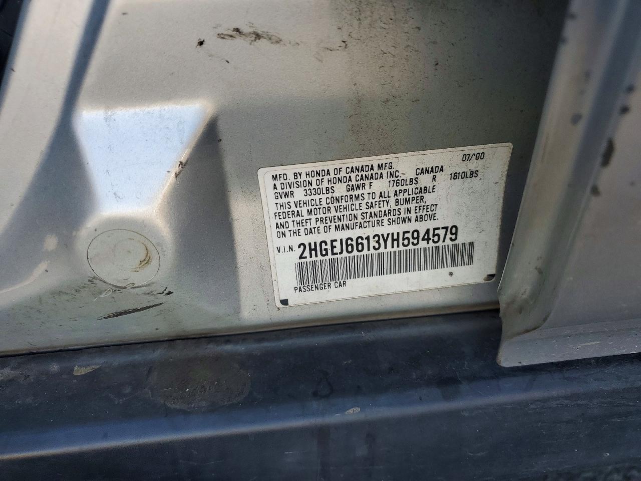 2000 Honda Civic Base