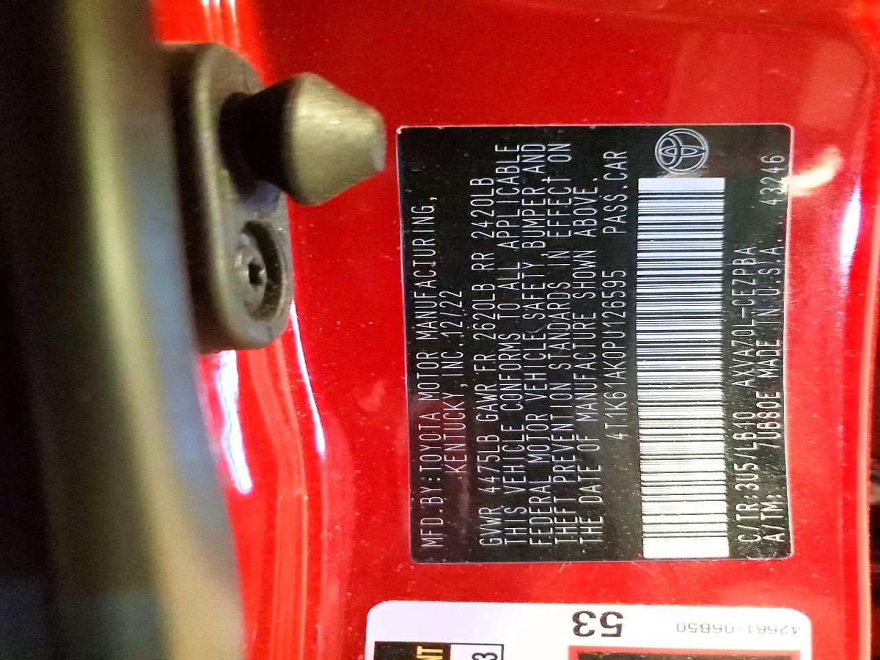 2023 Toyota Camry xse