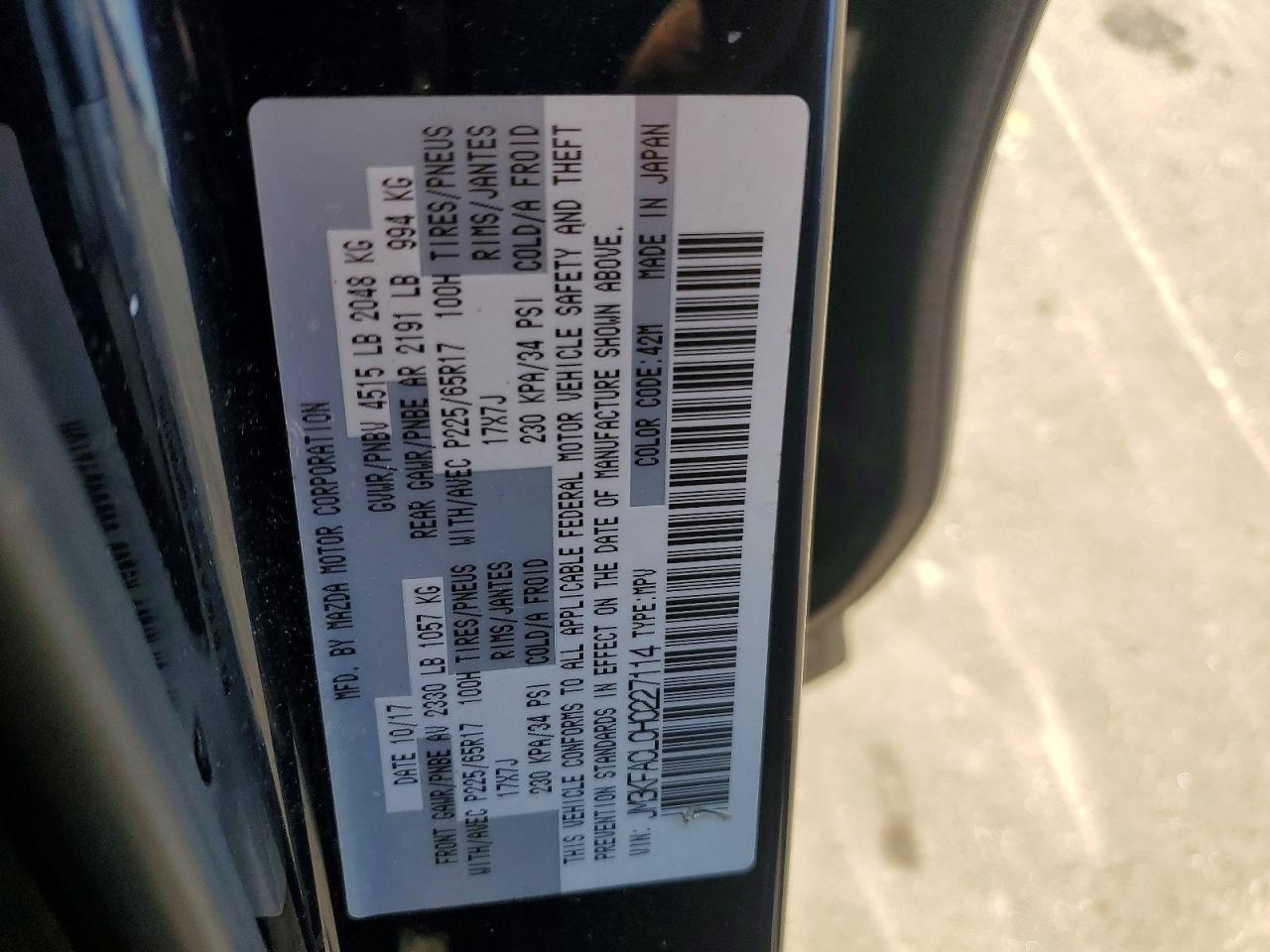 2017 Mazda Cx-5 Touring
