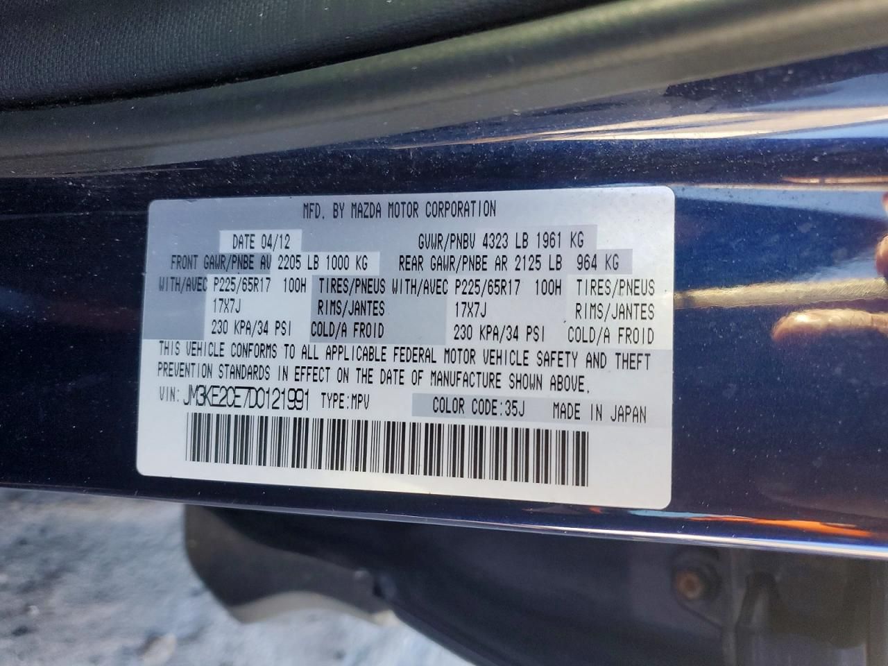 2013 Mazda Cx-5 Touring