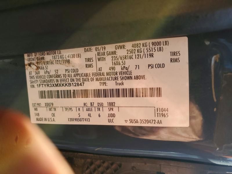 2019 Ford Transit 250 Delivery Van