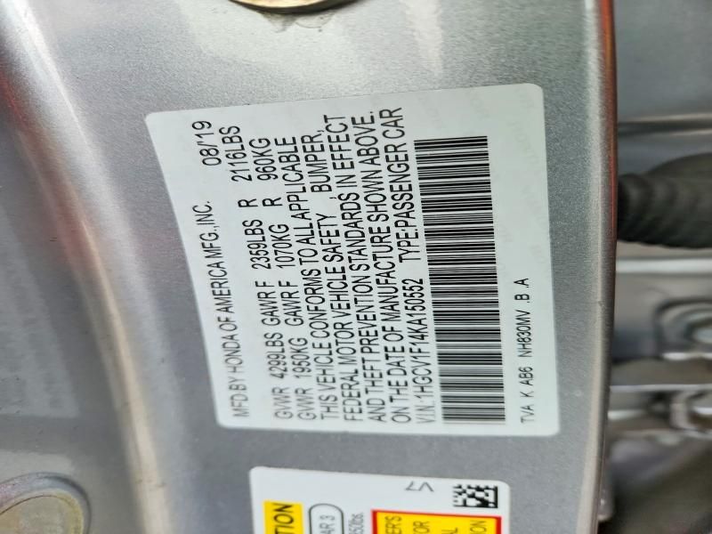 2019 Honda Accord lx