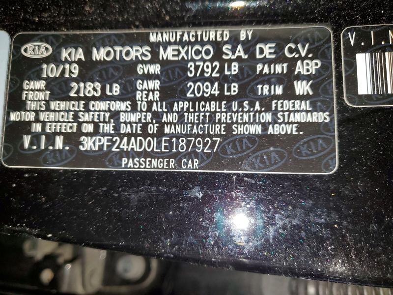 2020 KIA Forte fe