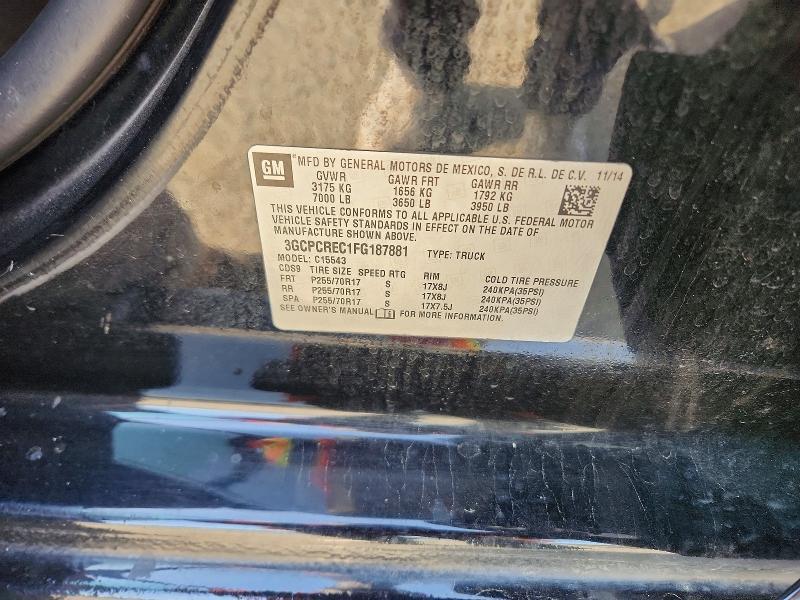 2015 Chevrolet Silverado C1500 LT
