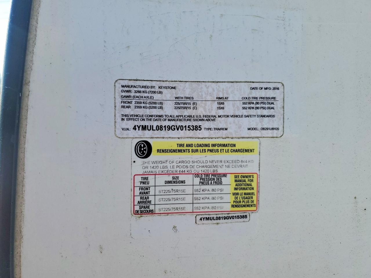 2020 Keystone Hideout SE-RV