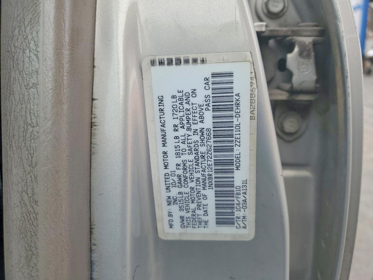 2002 Toyota Corolla ce