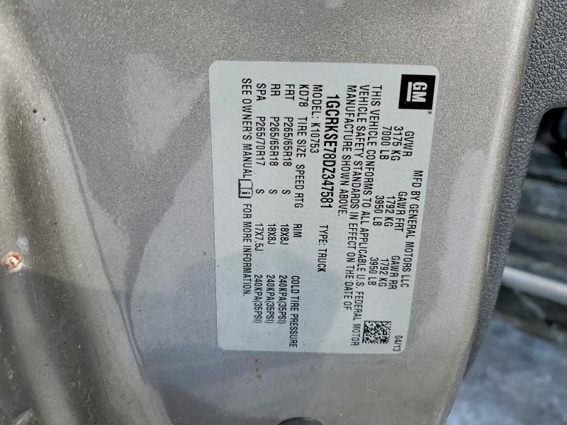 2013 Chevrolet Silverado K1500 lt