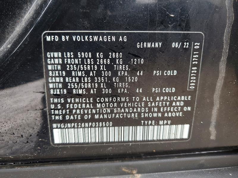 2022 Volkswagen Id.4 pro