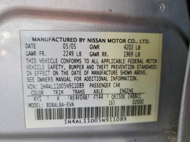 2005 Nissan Altima s