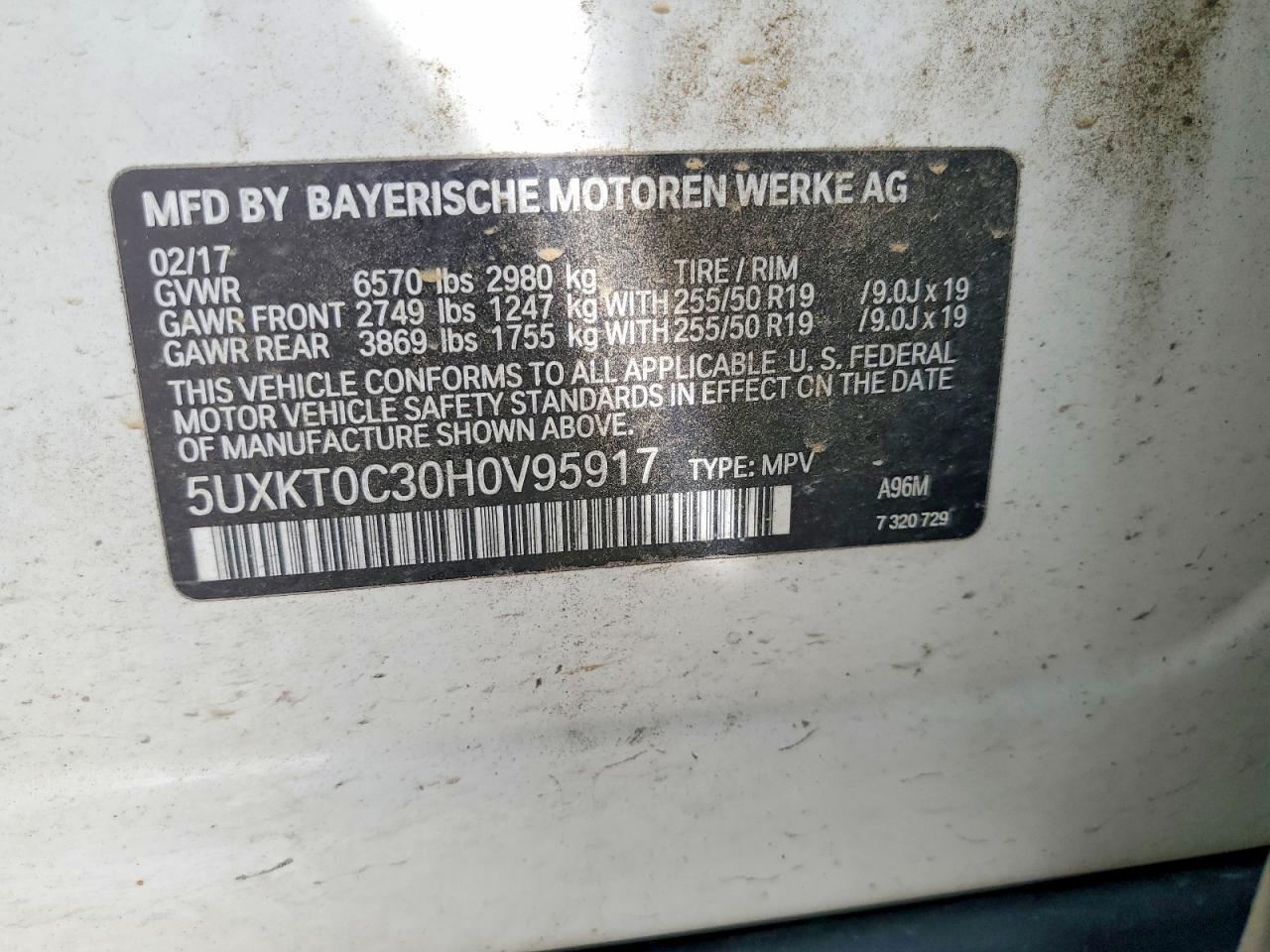 2017 BMW X5 Xdrive4