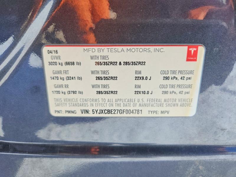 2016 Tesla Model x