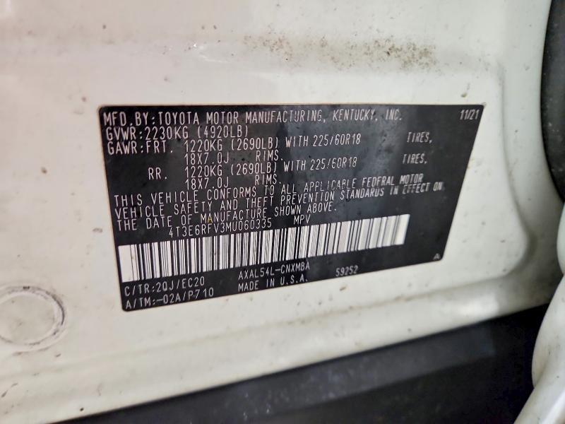 2021 Toyota Rav4 Hybrid