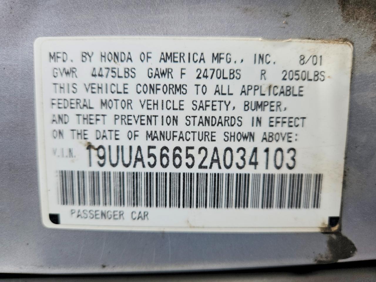 2002 Acura 3.2tl