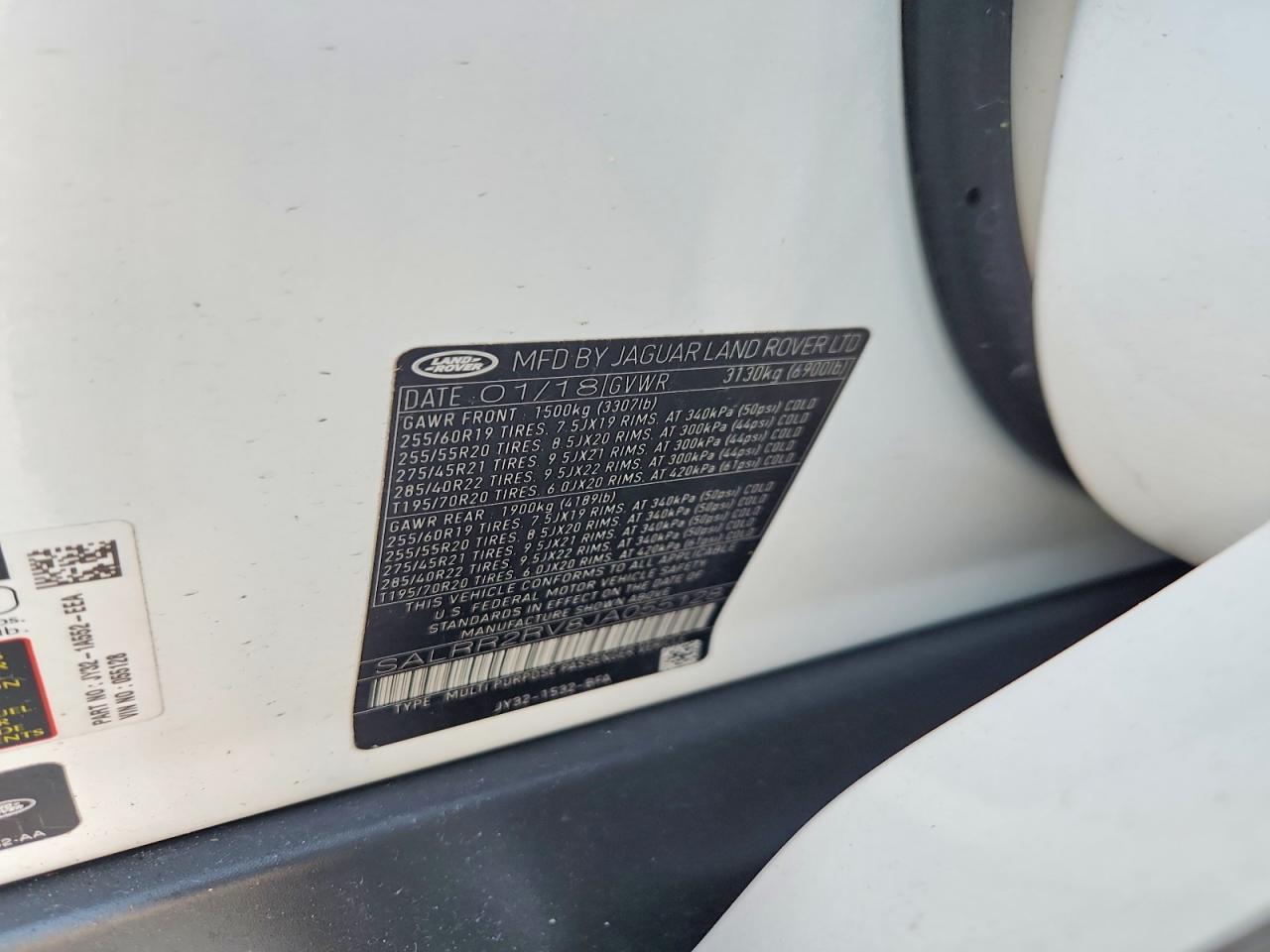 2018 Land Rover Discovery hse