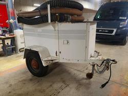 Salvage trucks for sale at Indianapolis, IN auction: 1975 Urwi 1975 Pump Trailer