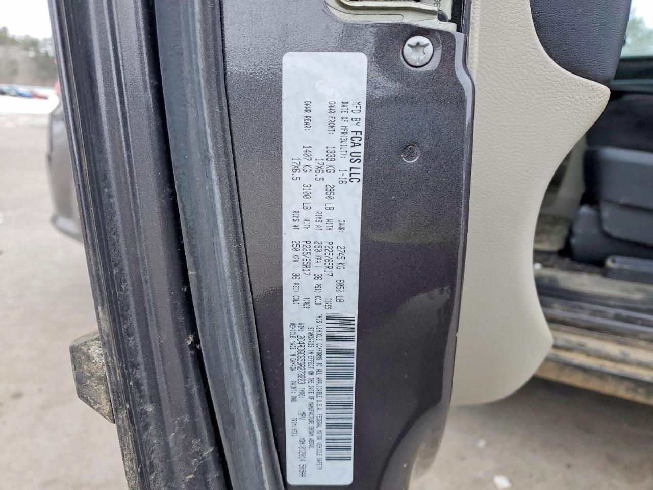 2016 Dodge Grand Caravan sxt