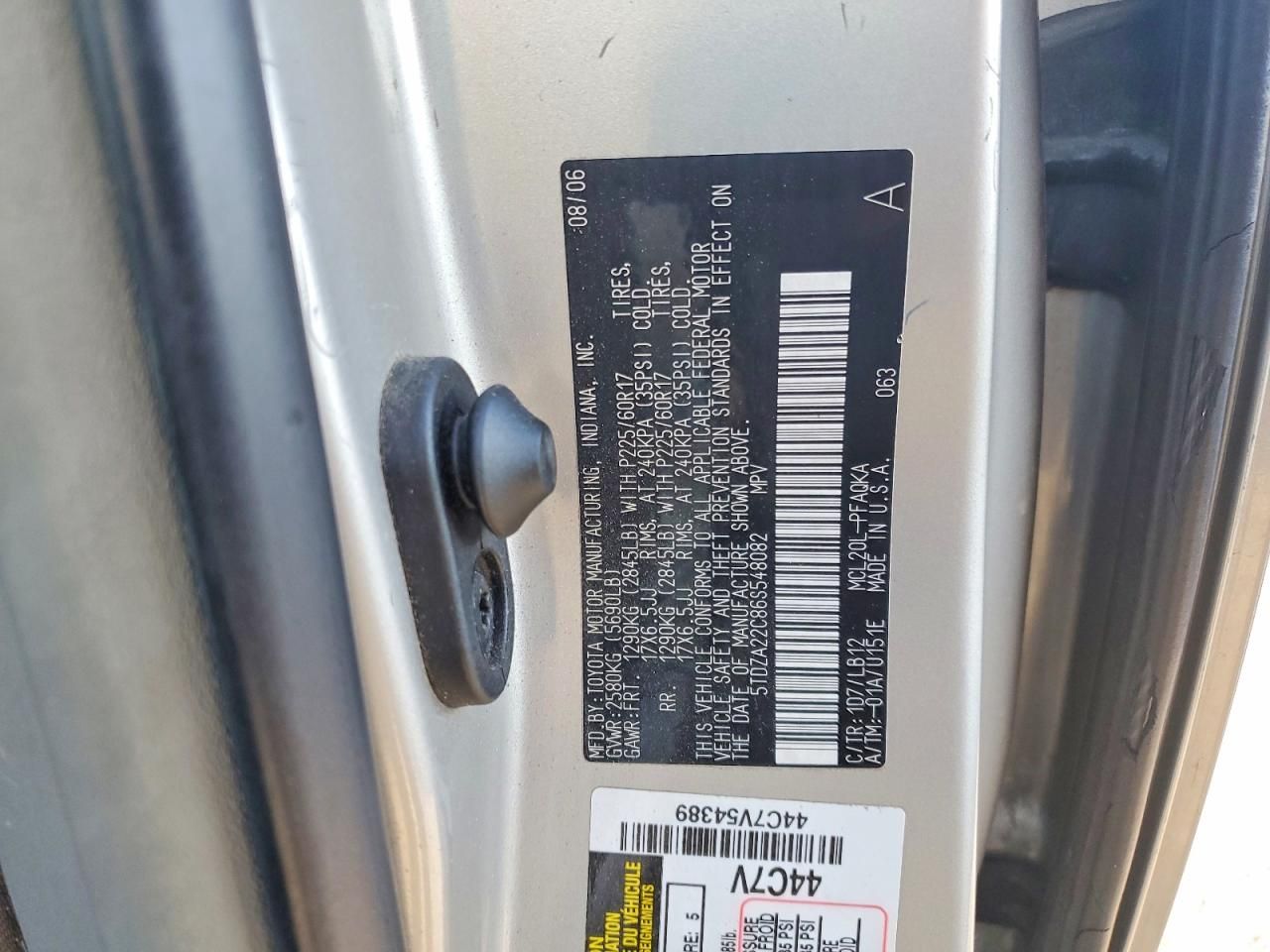 2006 Toyota Sienna xle