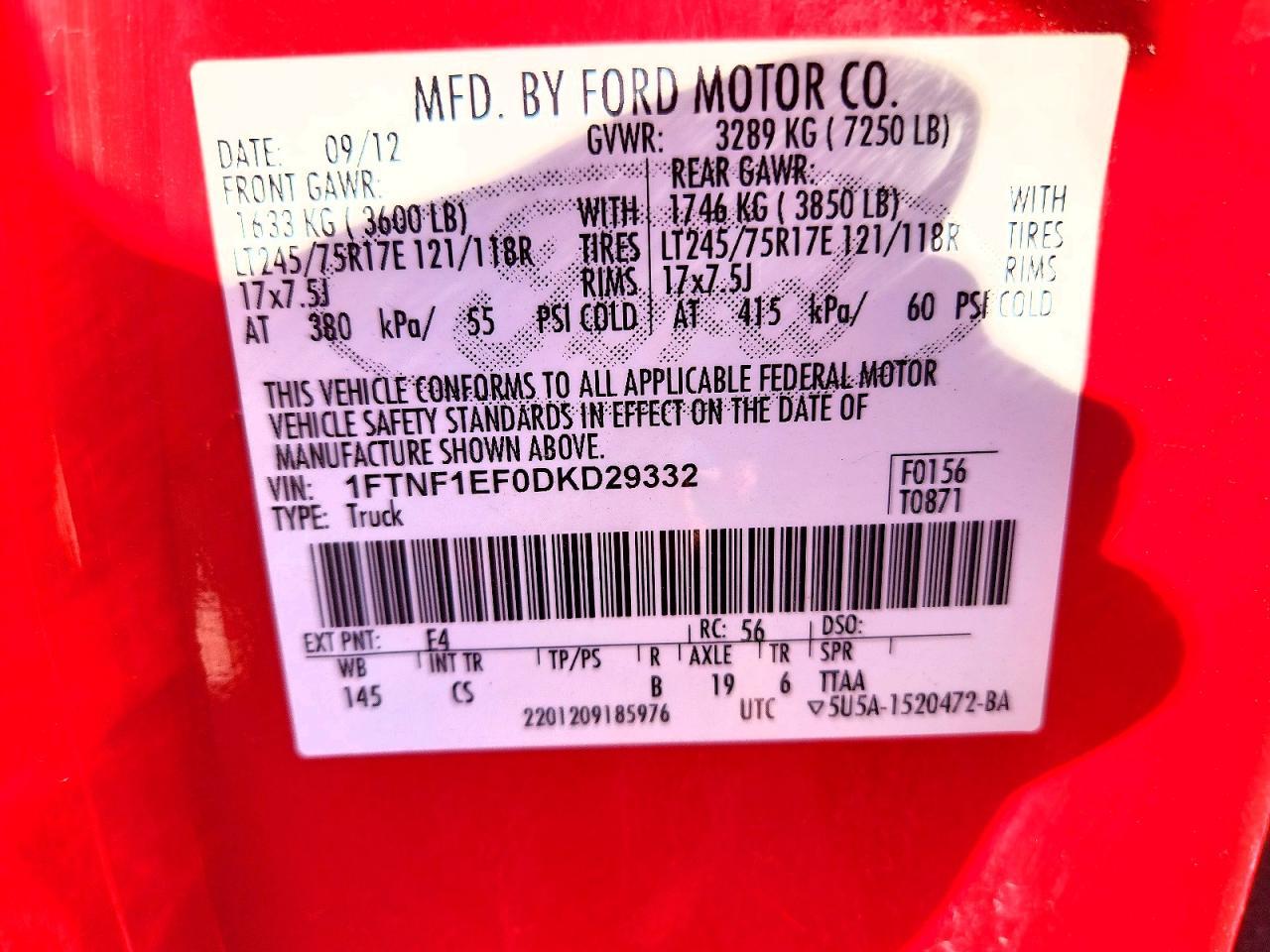 2013 Ford F150
