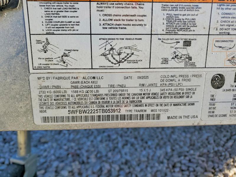 2026 Unknown 2026 Alcom MES 101X22 Enclosed Snowmobile Trailer