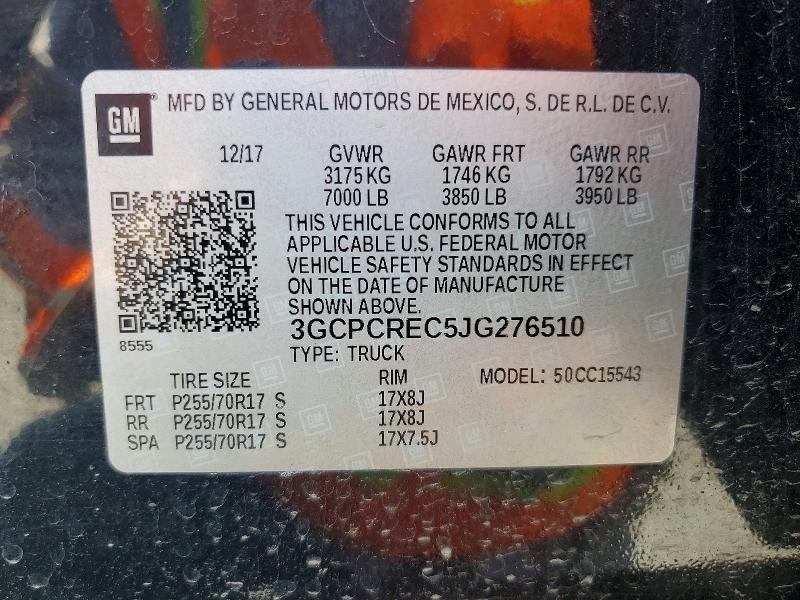 2018 Chevrolet Silverado C1500 LT