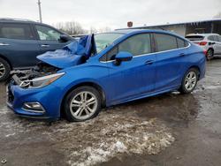 Chevrolet Cruze salvage cars for sale: 2018 Chevrolet Cruze lt