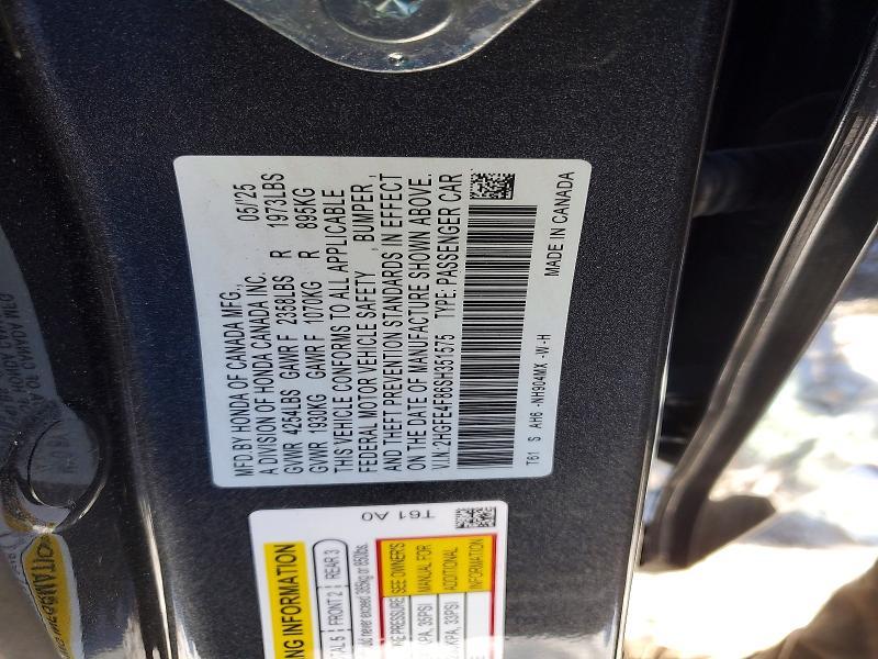 2025 Honda Civic Sport