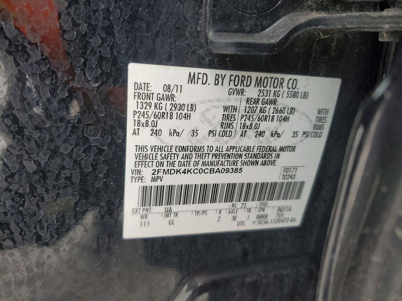 2012 Ford Edge Limited