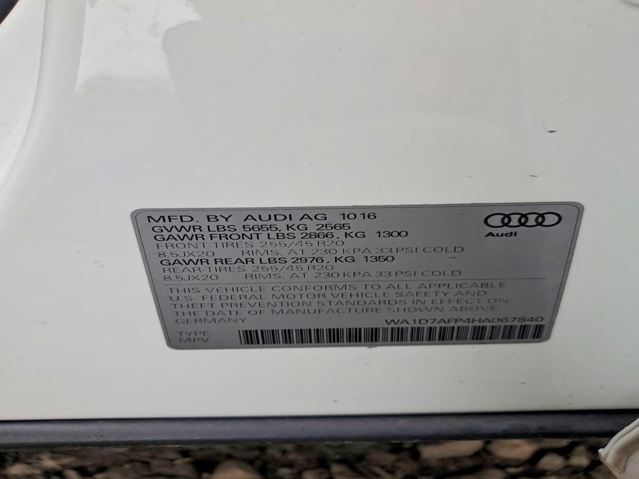 2017 Audi Q5 Premium Plus S-line