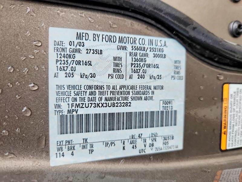 2003 Ford Explorer xlt