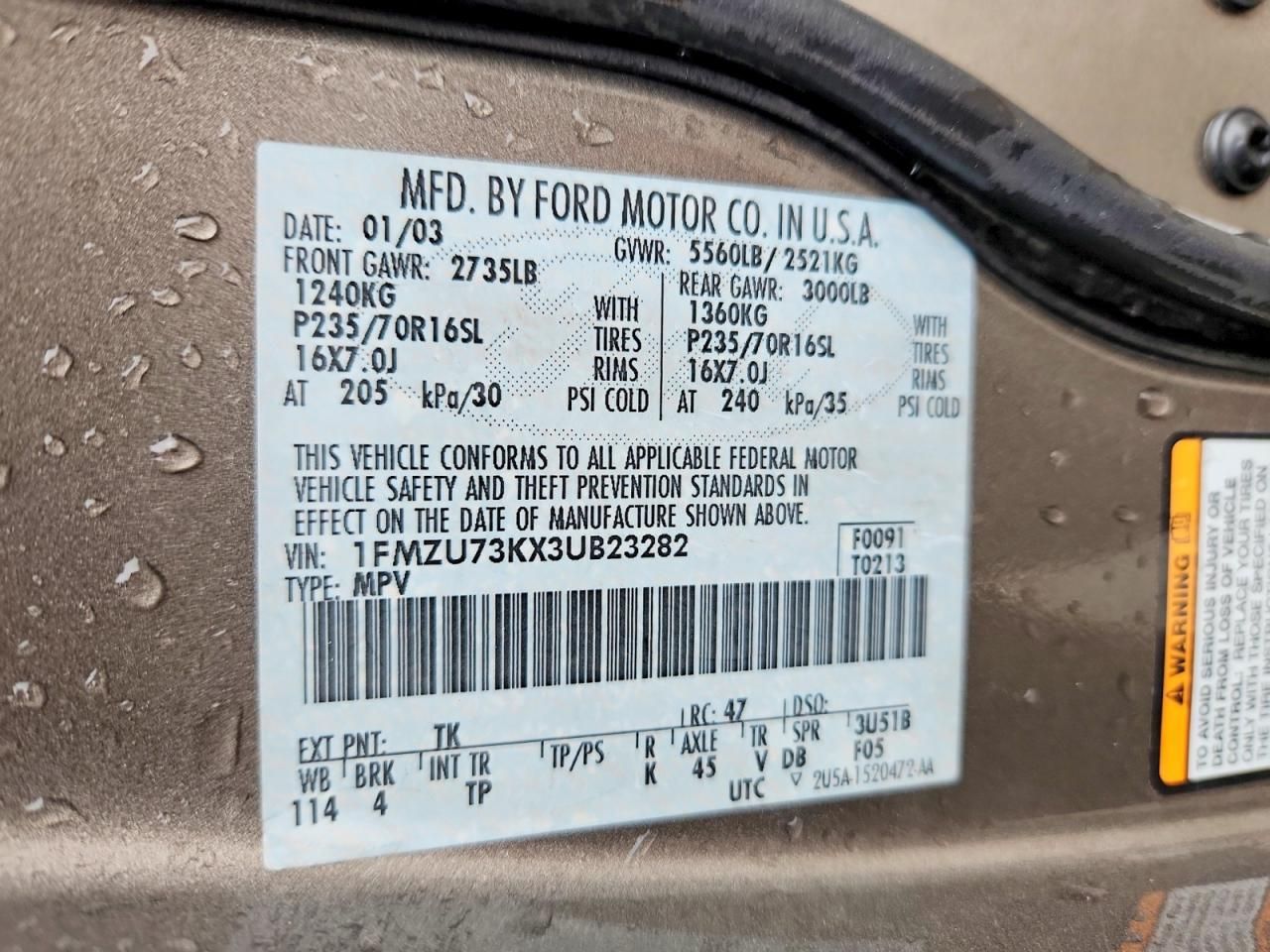 2003 Ford Explorer xlt