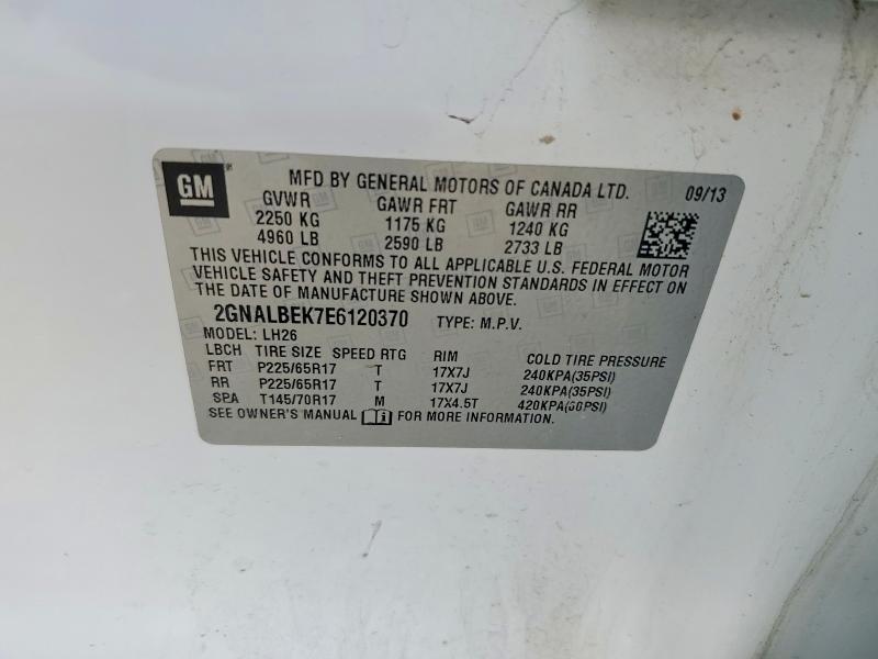 2014 Chevrolet Equinox lt