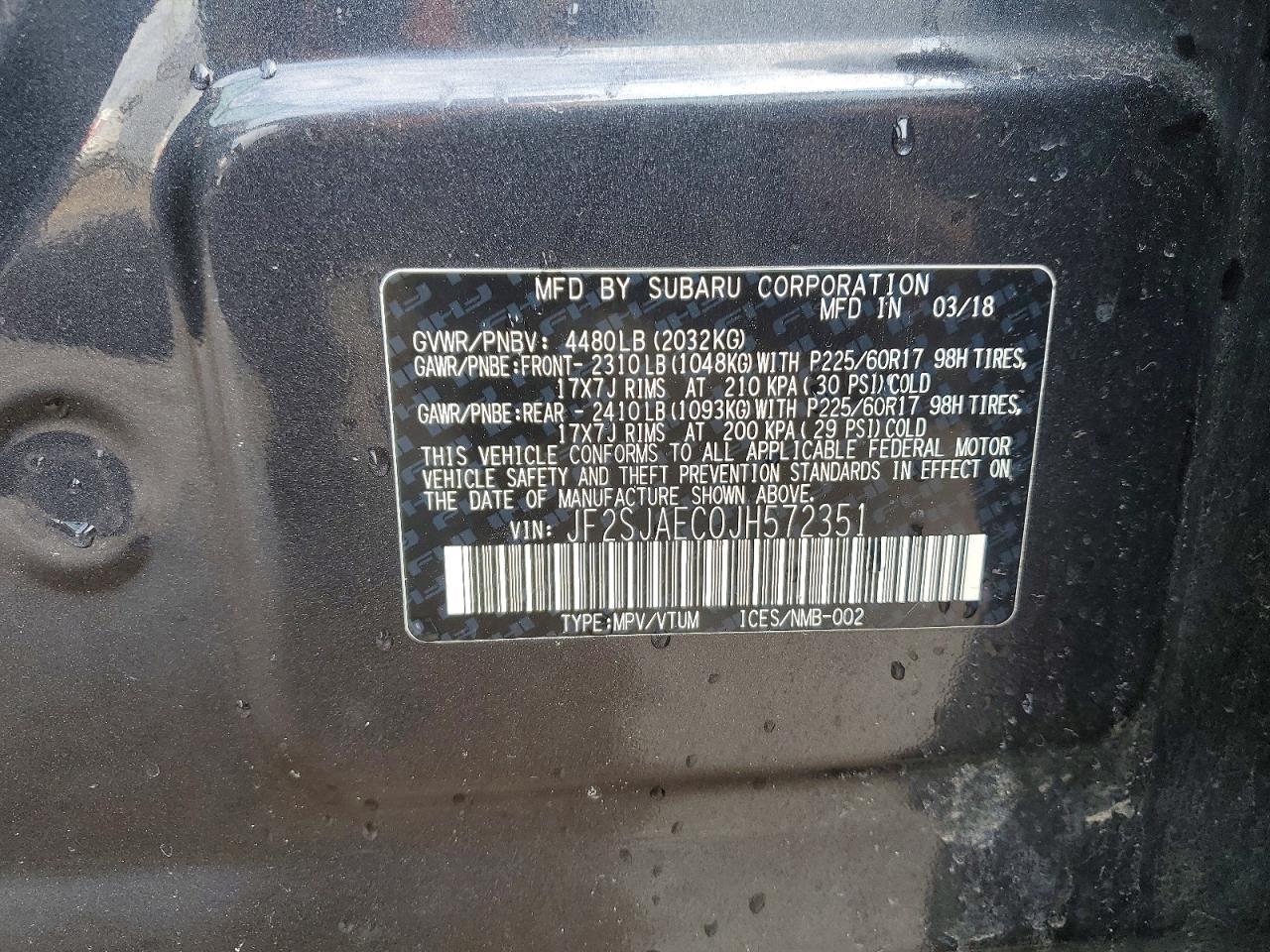 2018 Subaru Forester 2.5i Premium