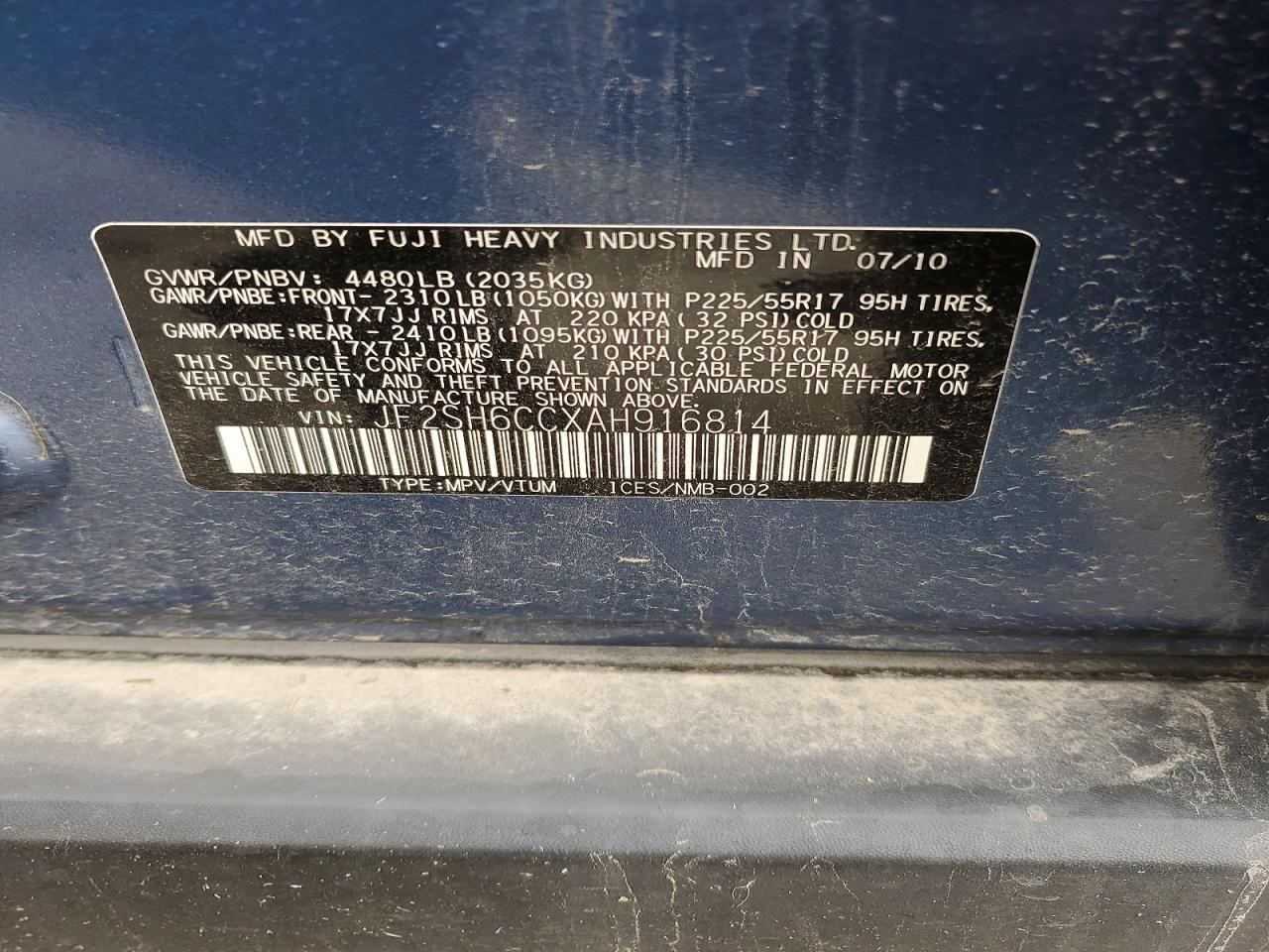2010 Subaru Forester 2.5x Premium