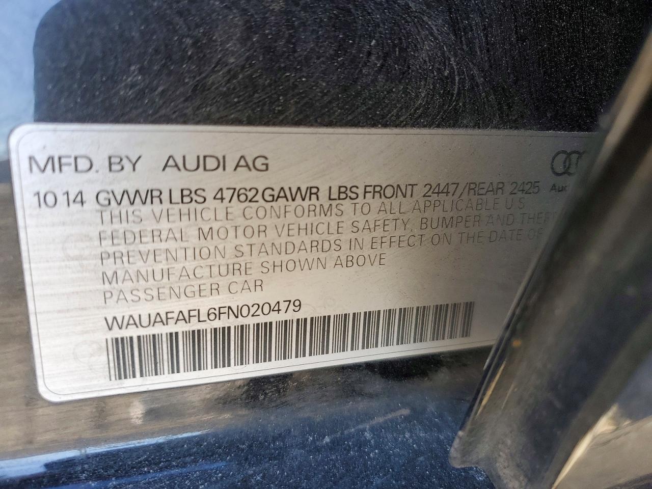 2015 Audi A4 Premium