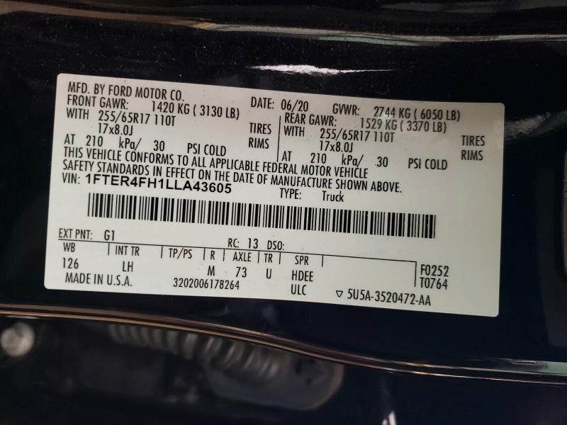 2020 Ford Ranger XLT