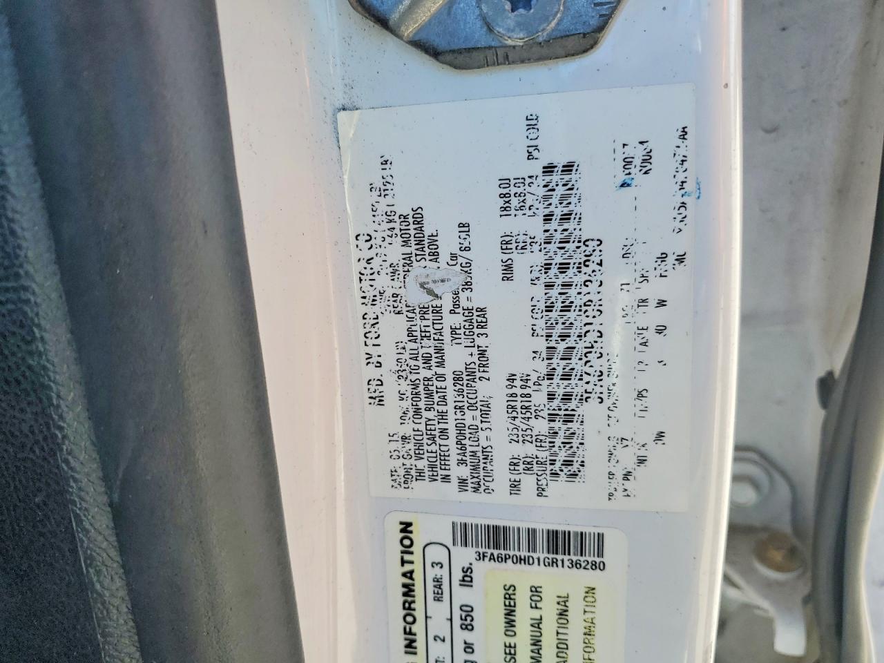 2016 Ford Fusion
