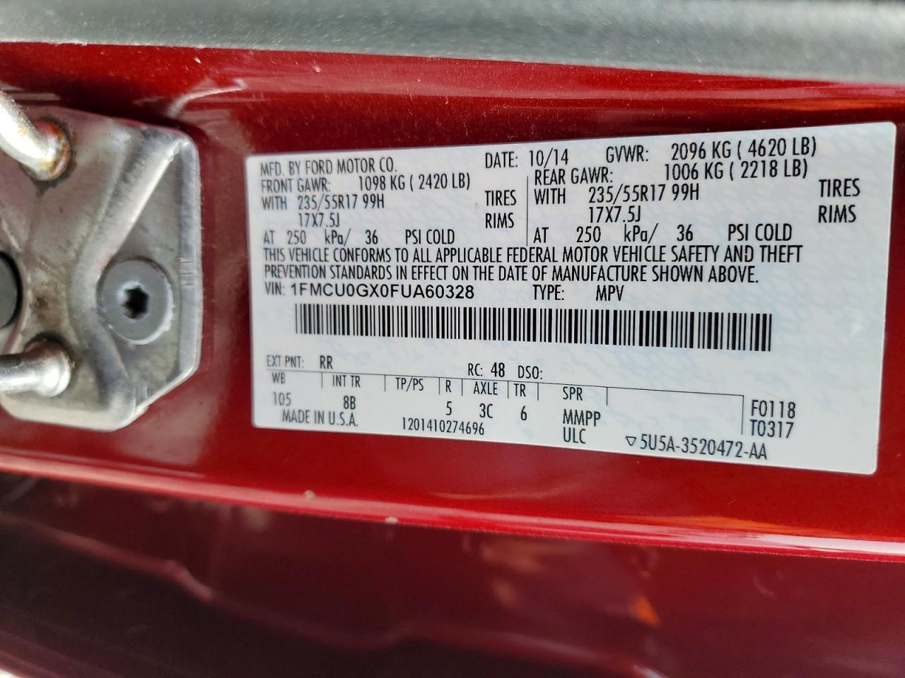 2015 Ford Escape se