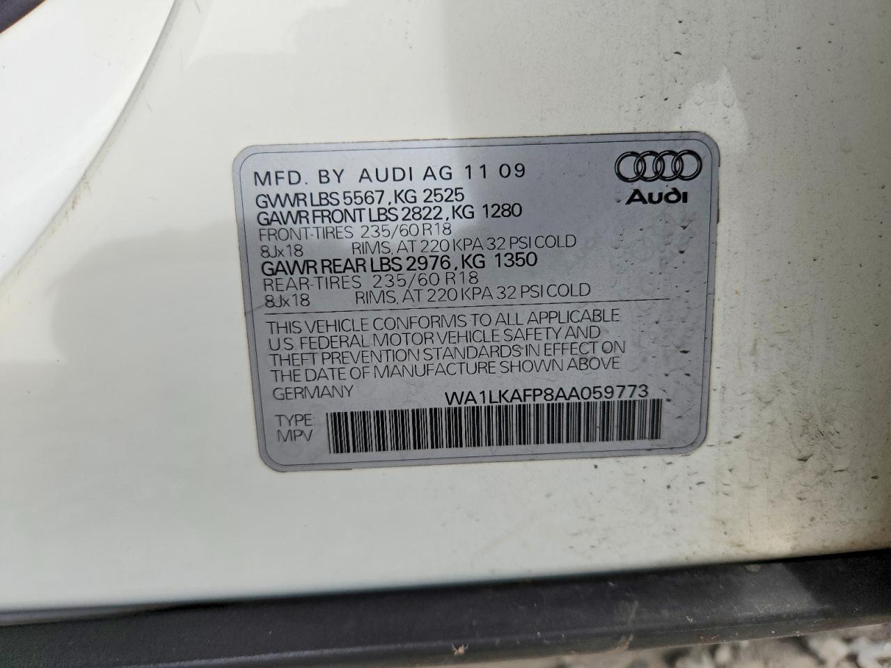 2010 Audi Q5 Premium Plus