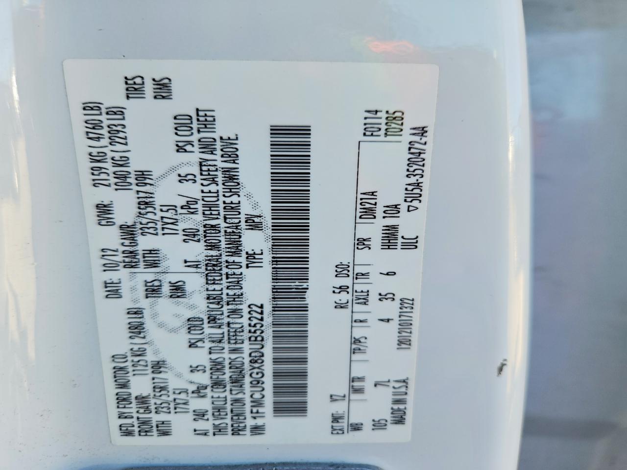 2013 Ford Escape se