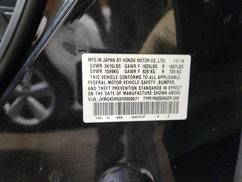 2017 Honda Fit lx