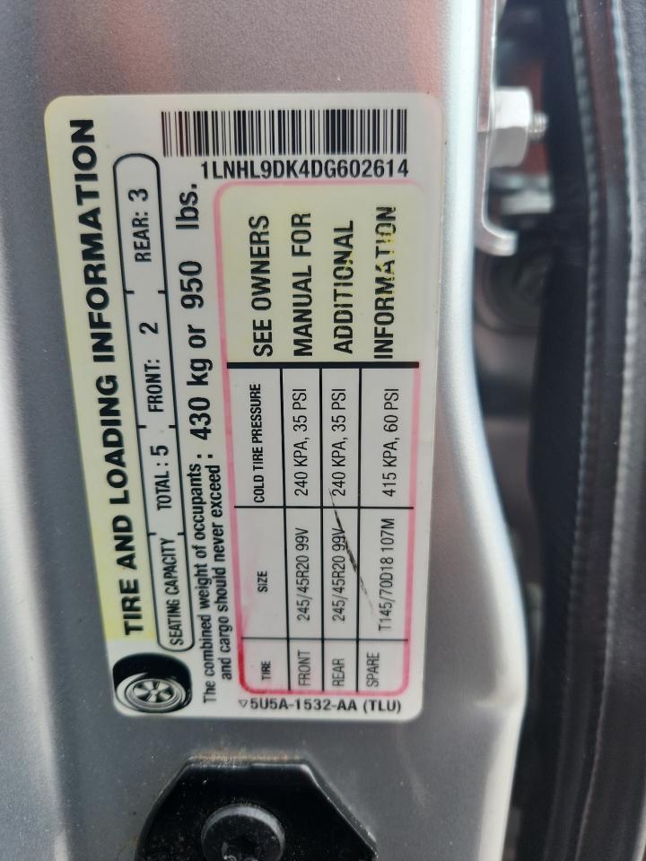 2013 Lincoln MKS