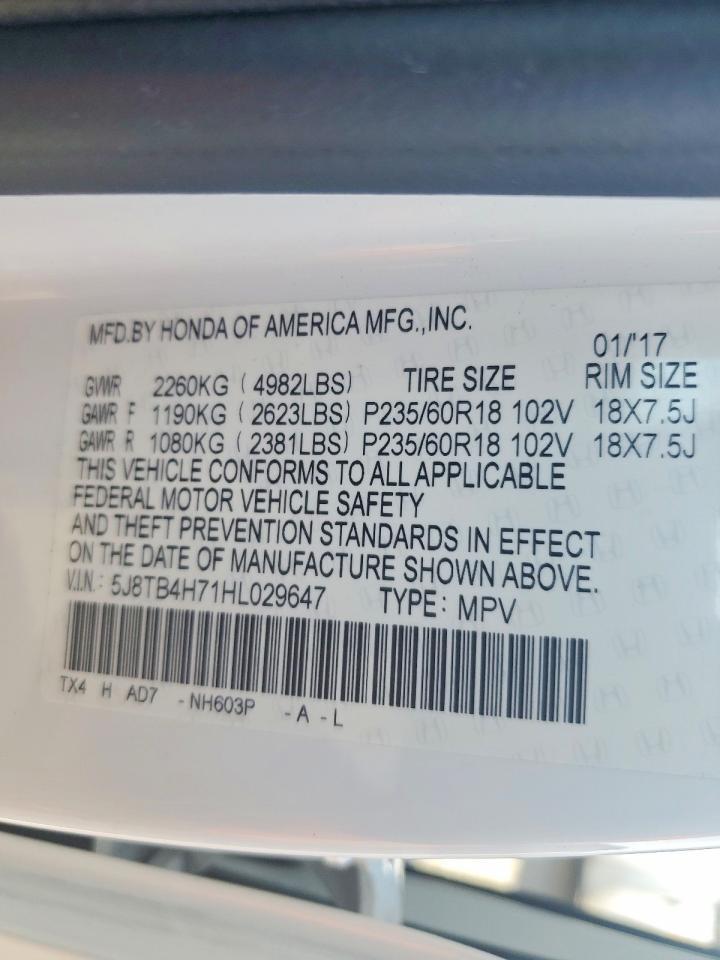 2017 Acura Rdx Advance
